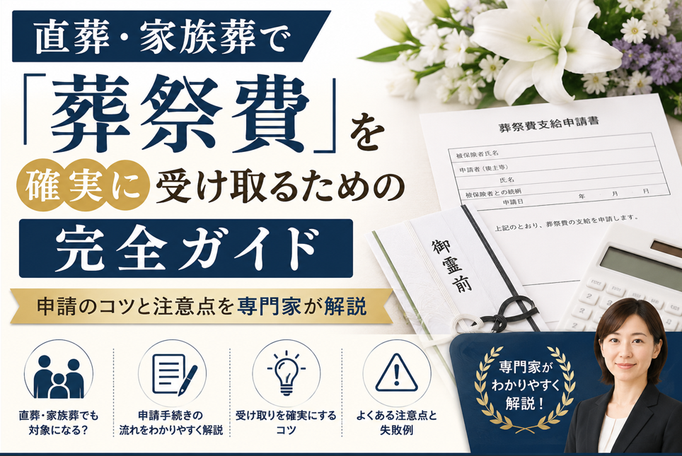 直葬・家族葬で「葬祭費」を確実に受け取るための完全ガイド｜申請のコツと注意点を専門家が解説