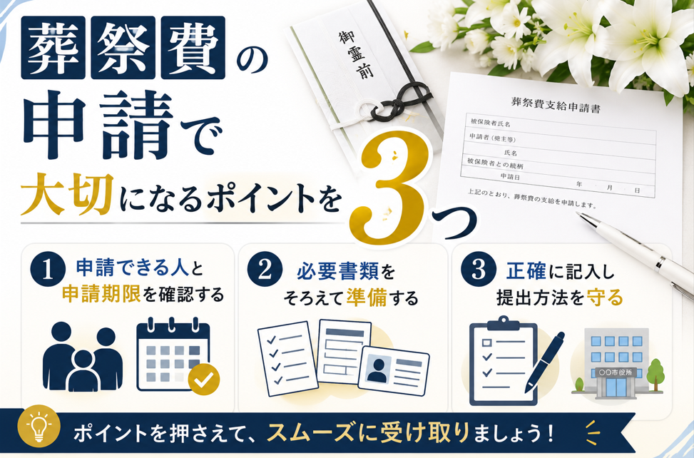 直葬・家族葬で「葬祭費」を確実に受け取るための完全ガイド｜申請のコツと注意点を専門家が解説